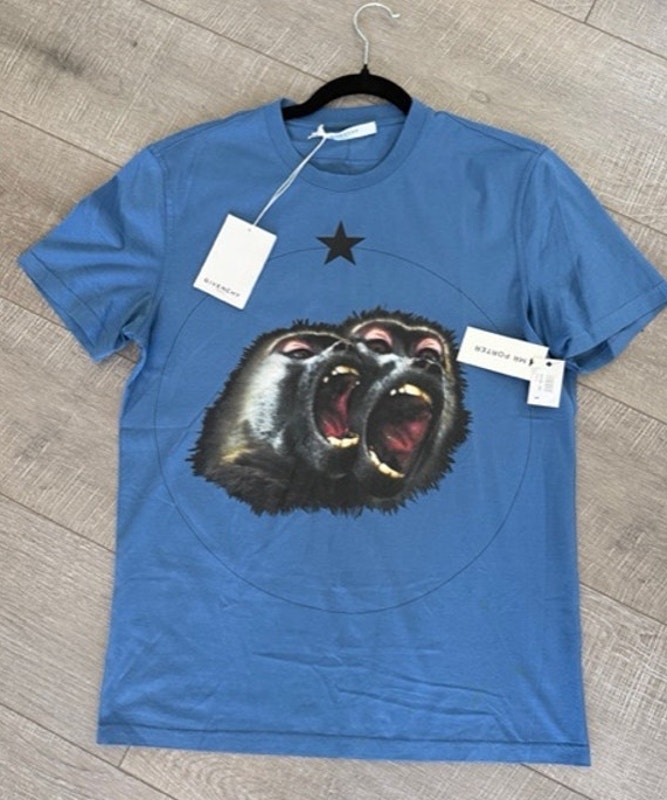 Men’s Givenchy New Monkey Brothers T-Shirt Size Large - Made In Portugal